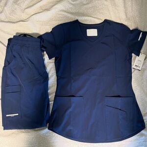 Navy Blue Scrub Set Sketchers